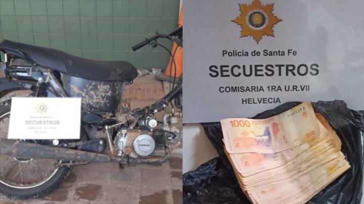 Helvecia: pagó un rescate para poder recuperar su moto robada