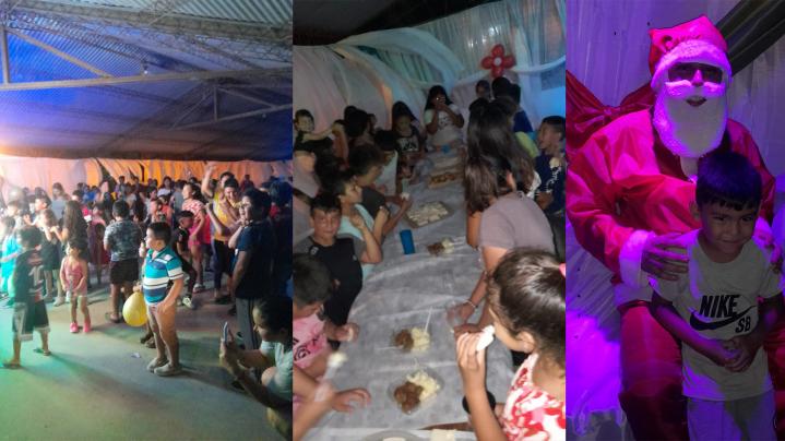 Saladero: Se llevó adelante la Cena Navideña para Niños con grán participación