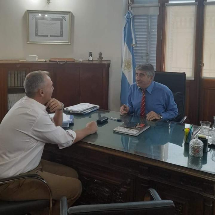 Cayasta: Edgardo Berli, visitó al Ministro de Gobierno e Innovación Publica 