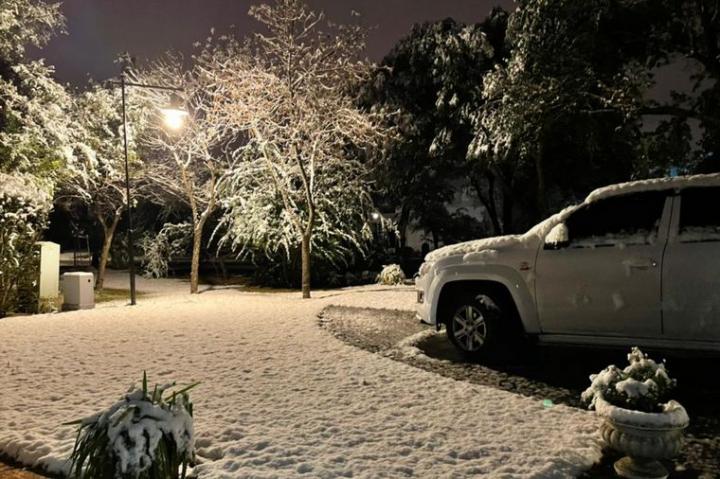 Histórico: nevó en Córdoba después de 14 años