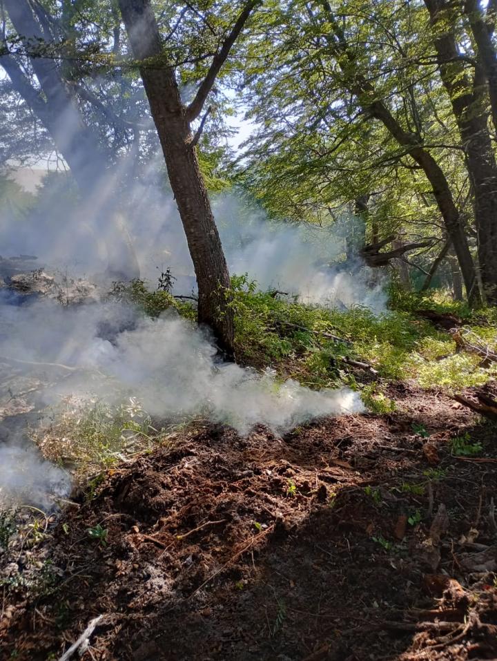 Nuestros brigadistas continuan combatiendo los incendios en el sur argentino: Relato fotografico