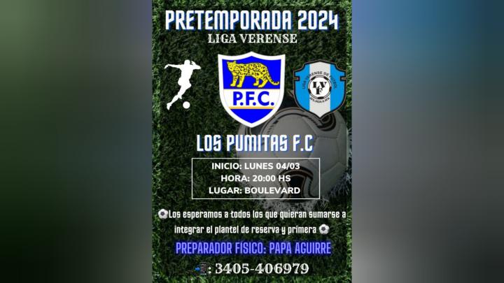 Los Pumitas FC participaran en Liga Verense