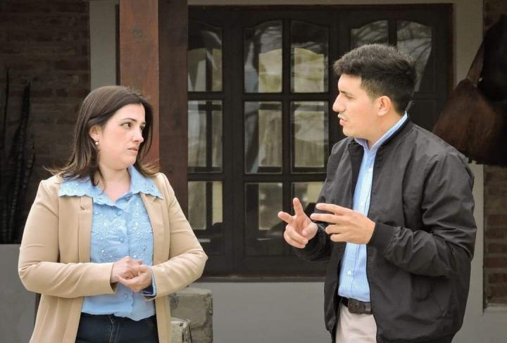 Nahuel Rivoira y Maribel González siguen firmes con su recorrida por la ciudad 