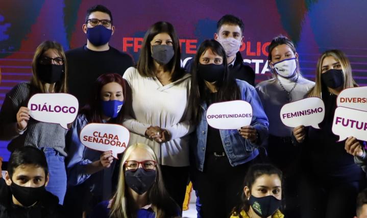 Más de 1500 jóvenes de toda la Provincia dieron su apoyo a Clara Garcia 