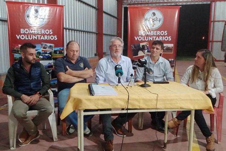 La municipalidad de San Javier celebra la adquisición de los equipamientos para  Bomberos Voluntarios