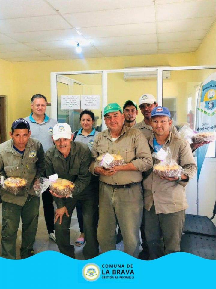 La Brava: Domingo de pascua con agasajo al personal de la comuna 