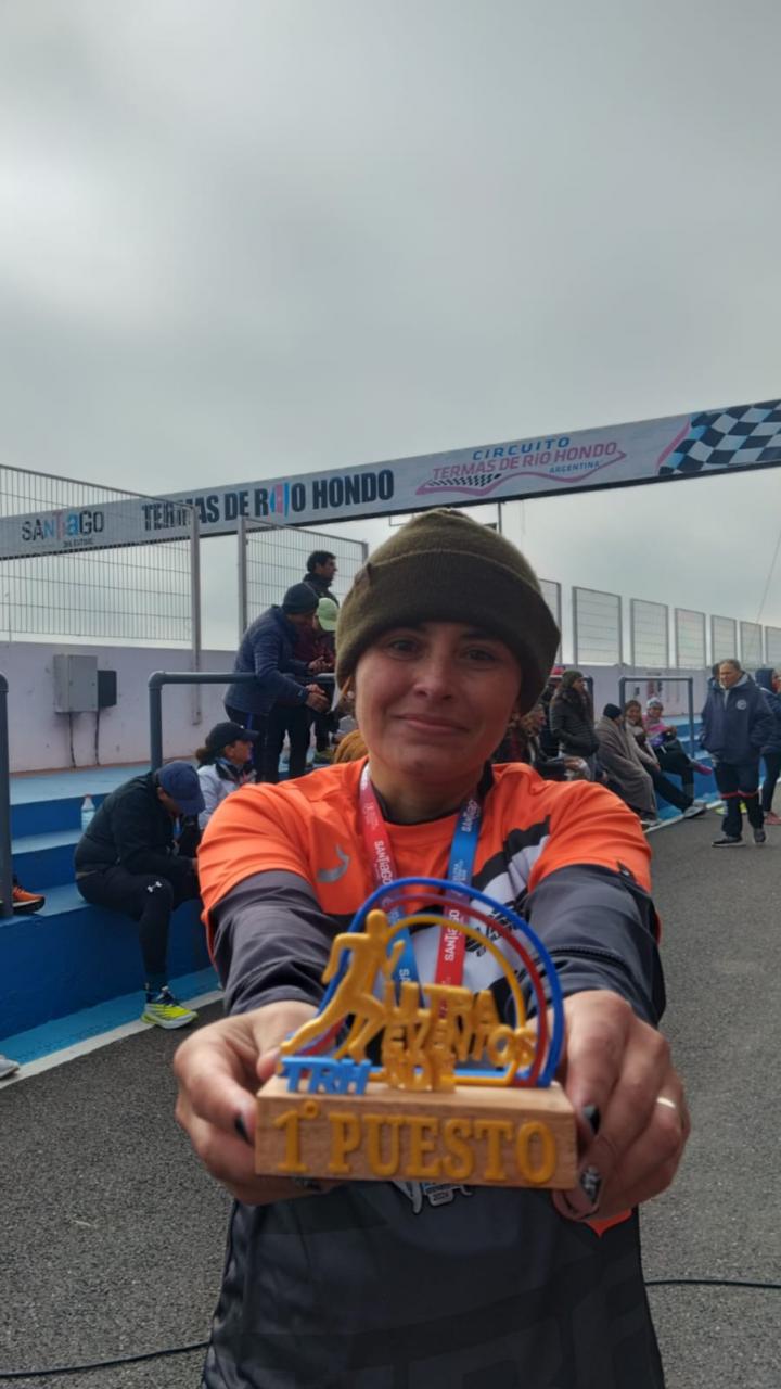 Melisa Arguello corrió 12 horas en la Ultra Termas de Río Hondo, Santiago del Estero 