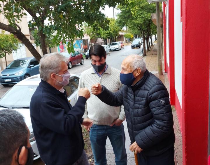 Helvecia: El Senador Ricardo Kaufmann y el Presidente Comunal Luciano Bertossi, expresaron su respaldo a Roberto Mirabella 