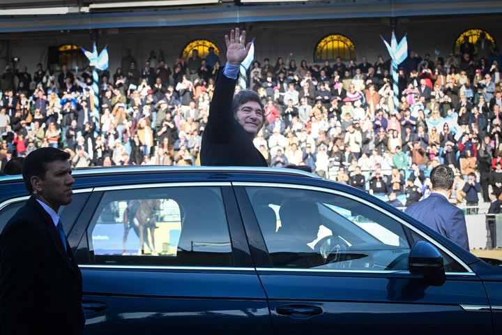 Javier Milei pidió paciencia al campo en la apertura de la rural de Palermo