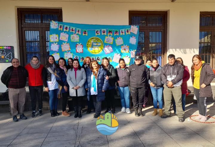 Presencia de la Intendente de San Javier en escuelas rurales del distrito 