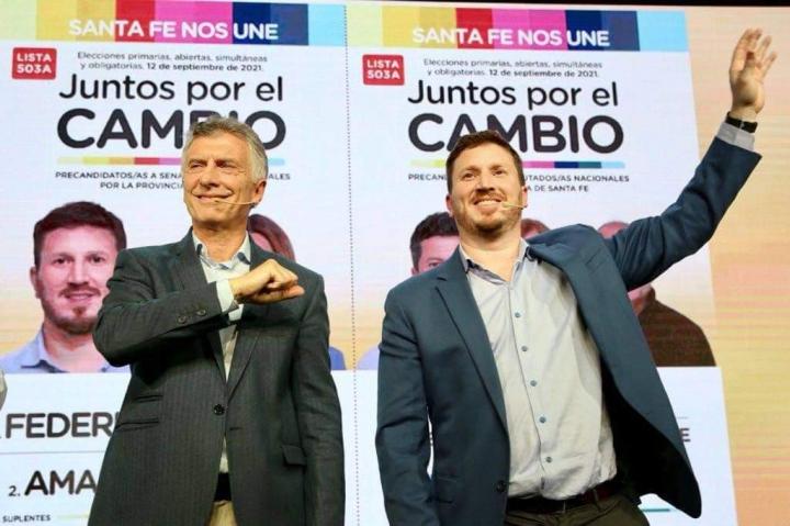 Mauricio Macri pidió a los santafesinos, el voto para Federico Angelini 