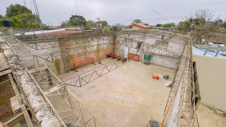 Se dio inicio a la remodelación del ex galpón comunal, lugar de un futuro nuevo espacio cultural en Cayastá