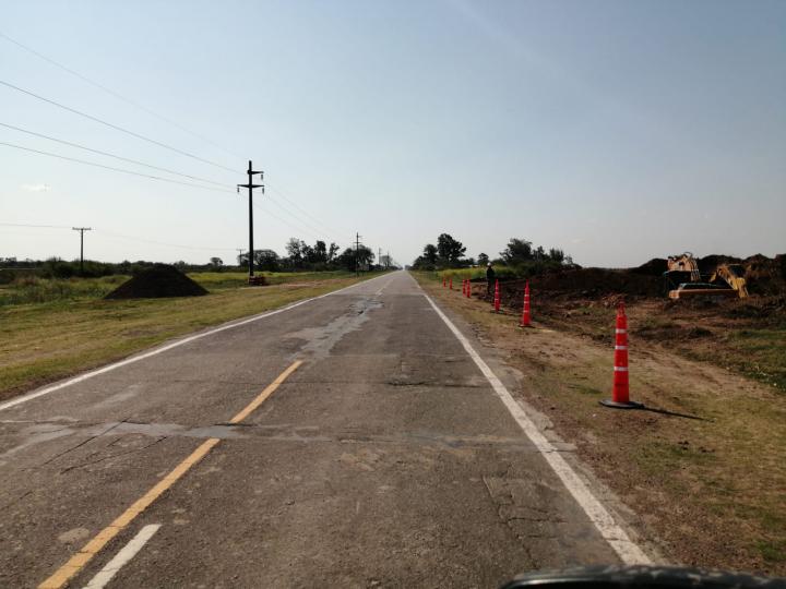 Por 72 horas: Corte de ruta y desvió a la altura de Colonia San Joaquín 