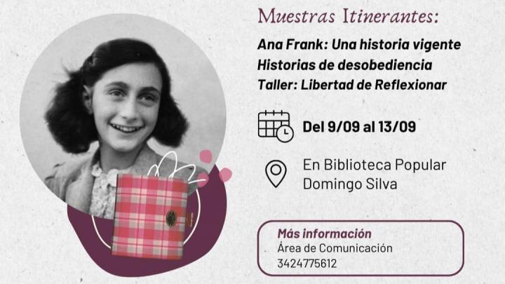 Llega la muestra de Ana Frank a Santa Rosa de Calchines