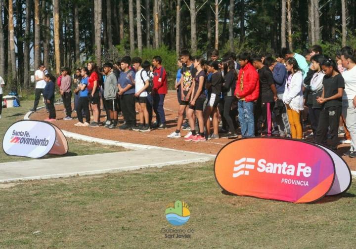 Competencia departamental de atletismo 