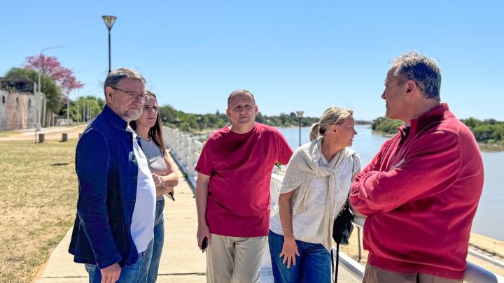 Visita internacional y camino a un hecho histórico en Cayastá 