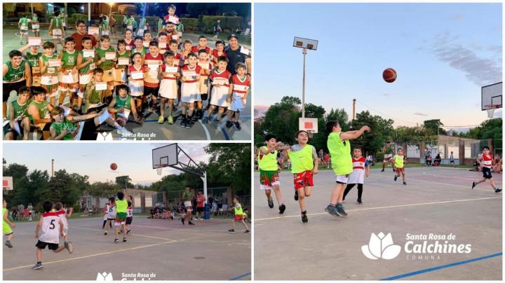 Encuentro de MiniBasquet en Santa Rosa de Calchines 