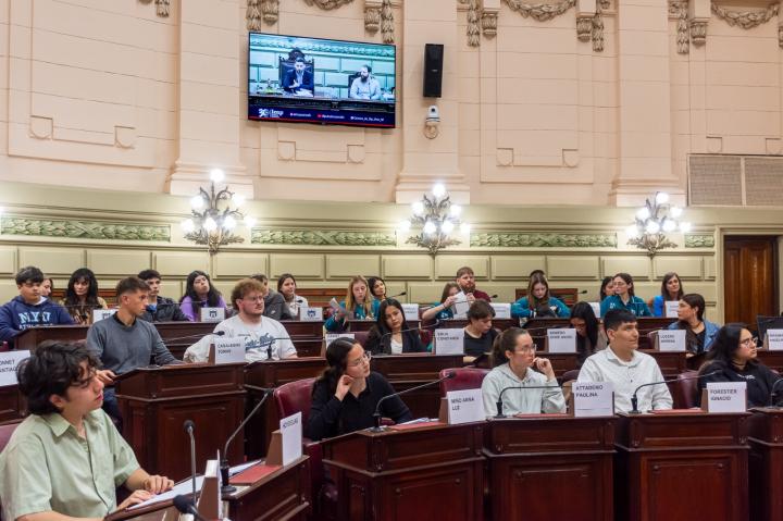 Diputados debaten un proyecto presentado por estudiantes de San Javier