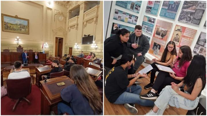 Jóvenes promotores de la memoria visitan Santa Fe