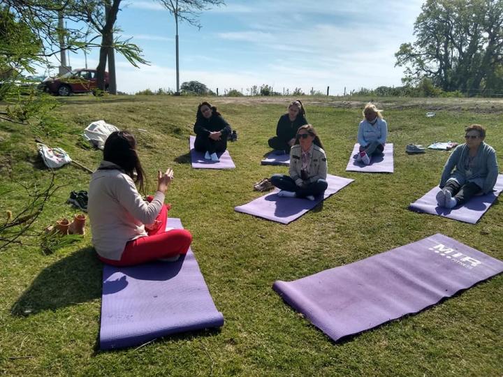 Clases de Yoga en el Camping 