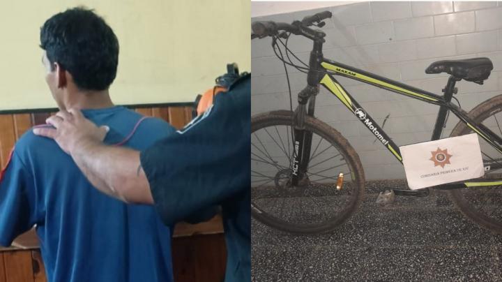 San Javier: robó una bicicleta y la vendió por $10.000