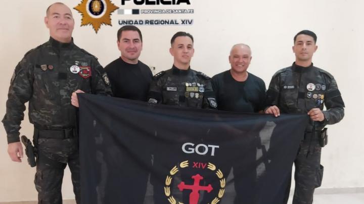 Unidad Regional XIV: miembros del GOT participan del 1° curso de manejo de escopetas policiales