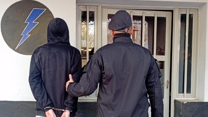San Javier: masculino detenido por amenazas con un machete