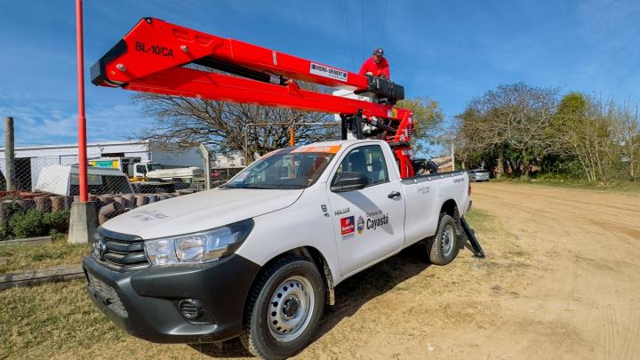 Servicios públicos: Cayastá adquiere nueva maquinaria 