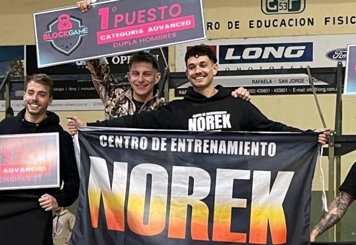 Rafaela: Lucas Escobar y Mati Aguiar se trajeron un 1° Puesto en crossfit 