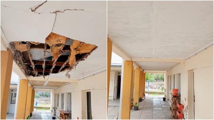 Cooperadora de Padres refacciona galería de la escuela con éxito