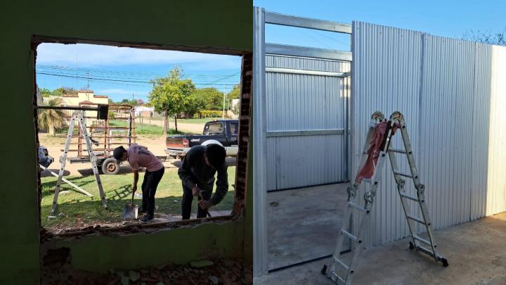 El Senador Baumgartner entrega fondos para obras urgentes en la Escuela de Educación Especial N°2116