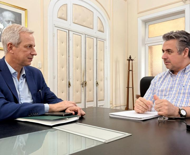Dionisio Scarpin y el ministro de Seguridad analizaron medidas para reforzar la seguridad en el norte santafesino